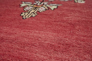 4x14 Red Vintage Turkish Runner Rug
