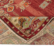 3x10 Red Vintage Turkish Runner Rug