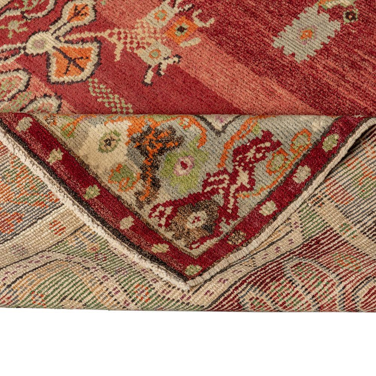 3x10 Red Vintage Turkish Runner Rug