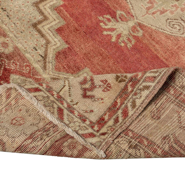 3x6 Red Vintage Turkish Area Rug