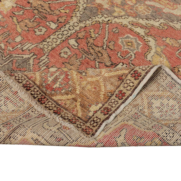 4x6 Red Vintage Turkish Area Rug