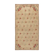 3x6 Beige Vintage Turkish Area Rug