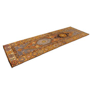 3x10 Orange Vintage Turkish Runner Rug