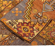 3x10 Orange Vintage Turkish Runner Rug