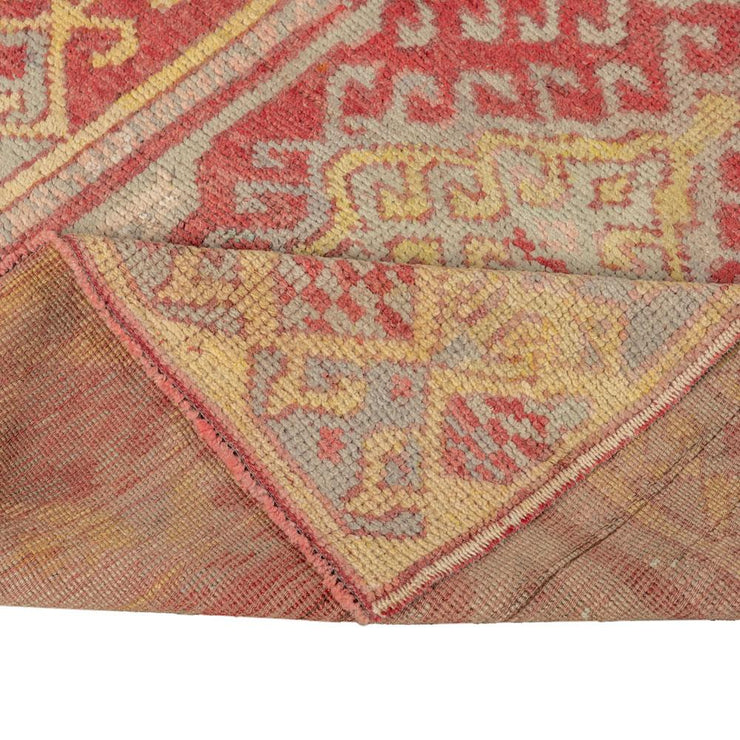 3x8 Red Vintage Turkish Runner Rug