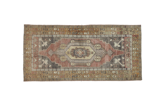 5x10 Brown Vintage Turkish Area Rug