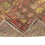 2x4 Brown Vintage Turkish Area Rug