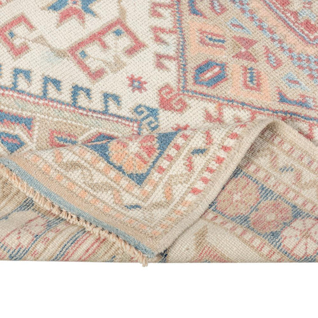 3x4 Ivory & White Vintage Turkish Area Rug