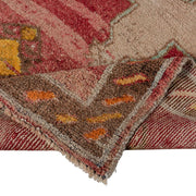 3x6 Red Vintage Turkish Area Rug