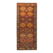 3x9 Pink Vintage Turkish Runner Rug