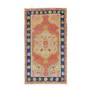 2x4 Red Vintage Turkish Area Rug