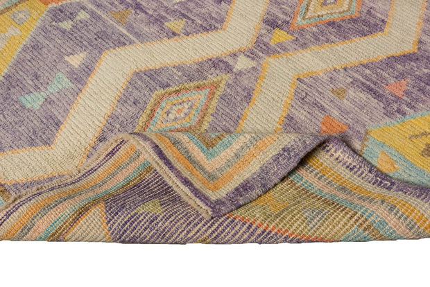 4x6 Purple Modern Oushak Area Rug