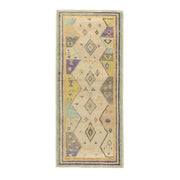 3x7 Beige Modern Oushak Runner Rug