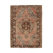 3x5 Pink Vintage Turkish Area Rug