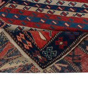 3x4 Red Vintage Turkish Area Rug-Turkish Rugs-Oriental Rugs-Kilim Rugs-Oushak Rugs