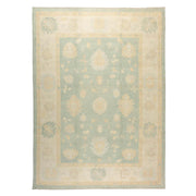 9x12 Beige Modern Oushak Area Rug-Turkish Rugs-Oriental Rugs-Kilim Rugs-Oushak Rugs