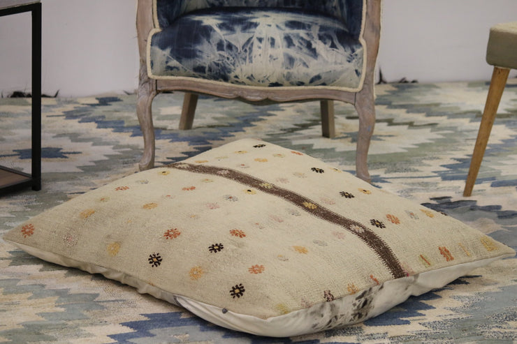 Modern Kilim Floor Pillow