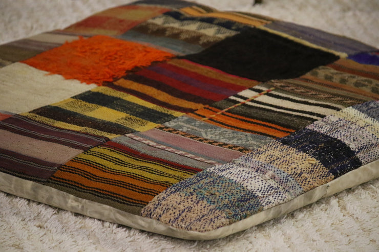 Designer Patchwork Floor Pillow