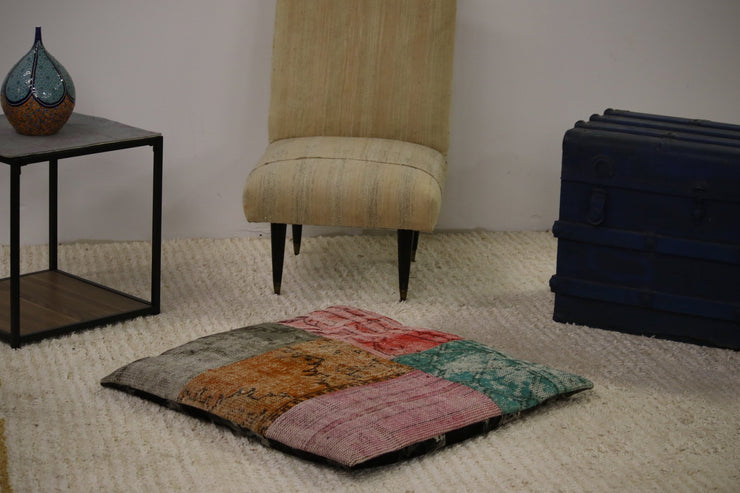 Designer Patchwork Floor Pillow