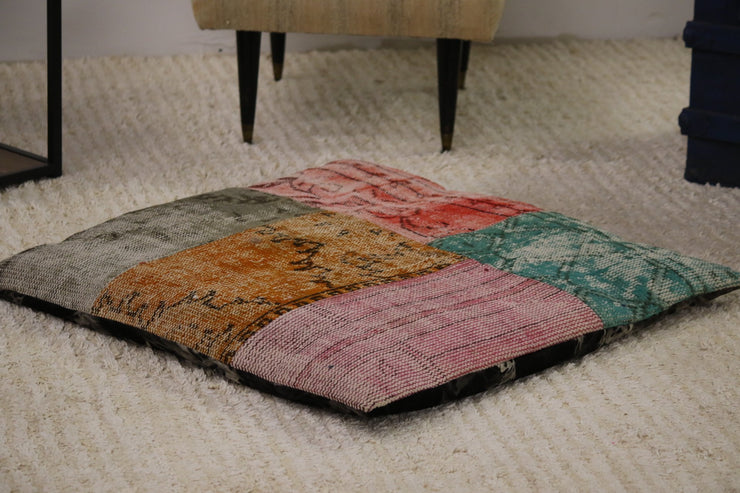 Designer Patchwork Floor Pillow