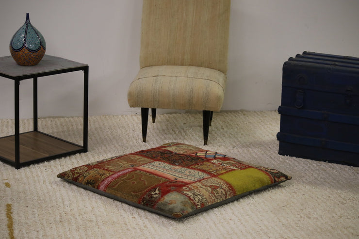 Designer Patchwork Floor Pillow