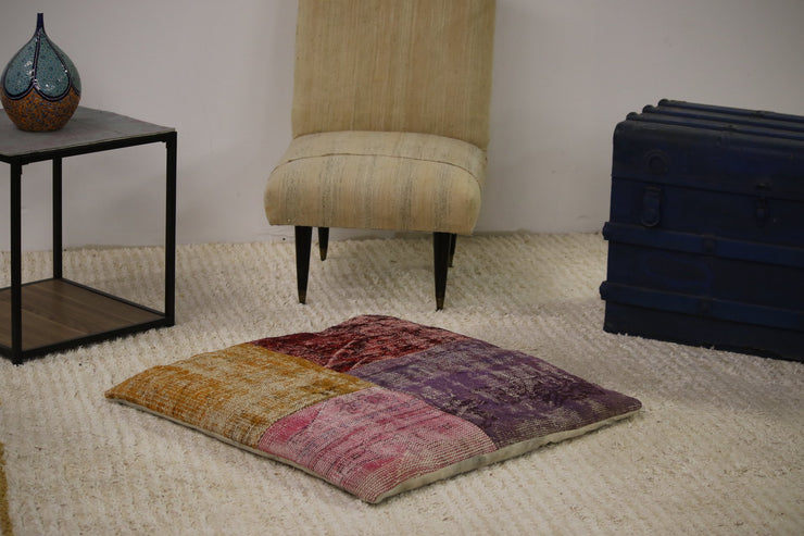 Designer Patchwork Floor Pillow