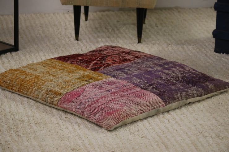 Designer Patchwork Floor Pillow