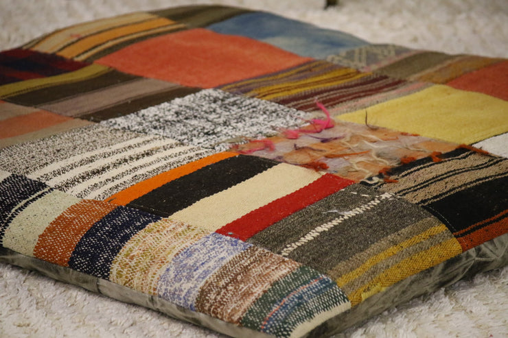 Designer Patchwork Floor Pillow