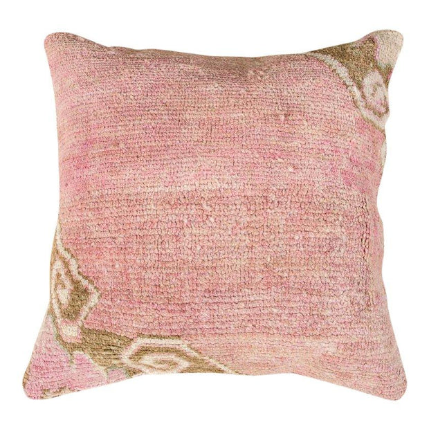 Luxury Wool Pink Sofa Pillow
