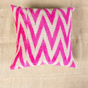 Designer Velvet Pink Sofa Pillow-Turkish Rugs-Oriental Rugs-Kilim Rugs-Oushak Rugs