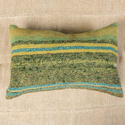 Designer Wool Green Sofa Pillow-Turkish Rugs-Oriental Rugs-Kilim Rugs-Oushak Rugs