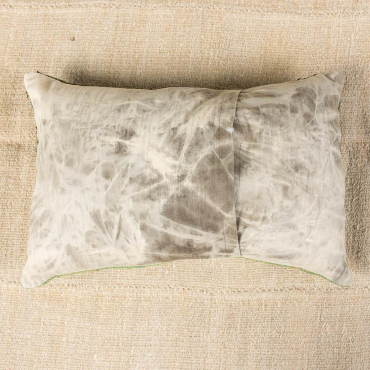 Designer Wool Green Sofa Pillow-Turkish Rugs-Oriental Rugs-Kilim Rugs-Oushak Rugs