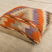 Designer Wool Multicolor Sofa Pillow-Turkish Rugs-Oriental Rugs-Kilim Rugs-Oushak Rugs