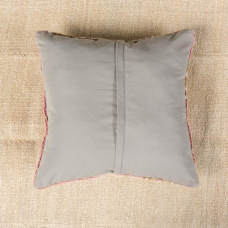 Designer Wool Pink Sofa Pillow-Turkish Rugs-Oriental Rugs-Kilim Rugs-Oushak Rugs