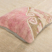 Designer Wool Pink Sofa Pillow-Turkish Rugs-Oriental Rugs-Kilim Rugs-Oushak Rugs