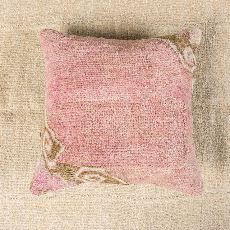 Luxury Wool Pink Sofa Pillow-Turkish Rugs-Oriental Rugs-Kilim Rugs-Oushak Rugs