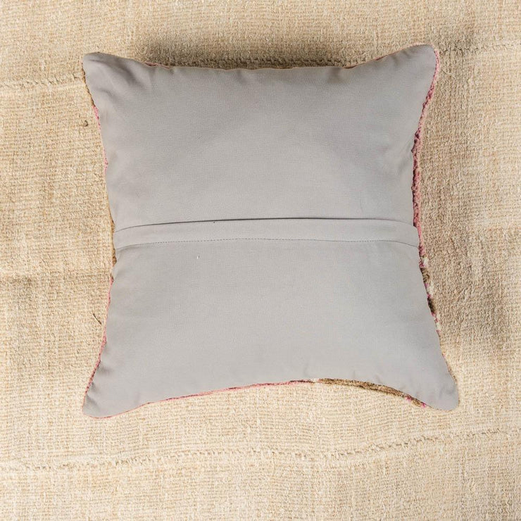 Luxury Wool Pink Sofa Pillow-Turkish Rugs-Oriental Rugs-Kilim Rugs-Oushak Rugs