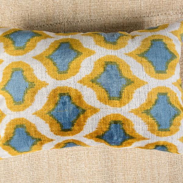 Modern Velvet Multicolor Sofa Pillow-Turkish Rugs-Oriental Rugs-Kilim Rugs-Oushak Rugs