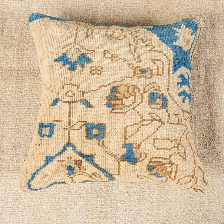 Modern Wool Beige Sofa Pillow-Turkish Rugs-Oriental Rugs-Kilim Rugs-Oushak Rugs