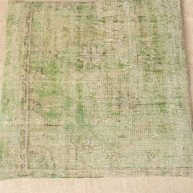 Modern Wool Green Floor Pillow-Turkish Rugs-Oriental Rugs-Kilim Rugs-Oushak Rugs