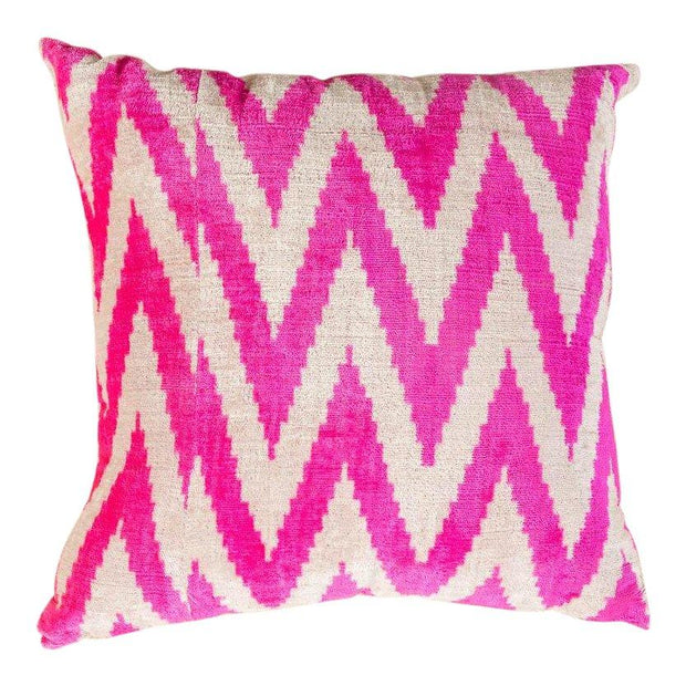 Designer Velvet Pink Sofa Pillow