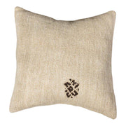 Designer Wool White Sofa Pillow